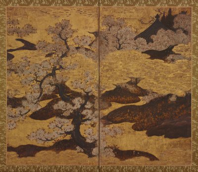 Blossoming Cherry Trees by Unbekannt Unbekannt